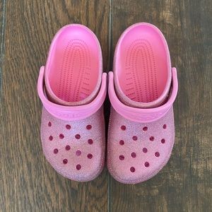 Crocs Kids Pink Glitter